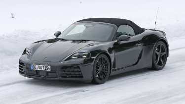 Porsche Boxster EV - front tracking