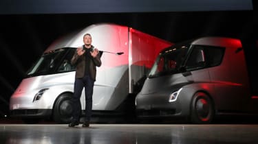 Tesla lorry - electric truck revealed - Elon Musk