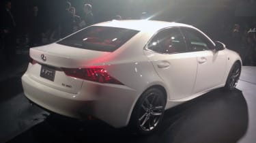 New Lexus IS rear three-quarters