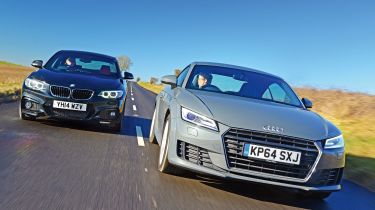 Audi TT Ultra vs BMW 220d M Sport - header