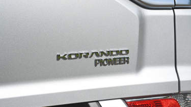 Used SsangYong Korando - rear badge