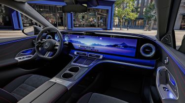 New Mercedes C-Class EV - interior 