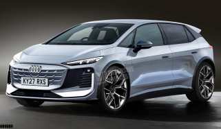 Render of the Audi A3 e-tron - front static