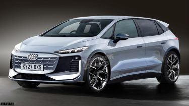 Render of the Audi A3 e-tron - front static 