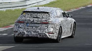 Audi S6 e-tron (camouflaged) - rear cornering