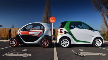 Smart ForTwo ED vs Renault Twizy