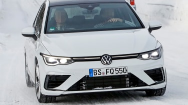 2020 Volkswagen Golf R - minimal disguise - front tracking