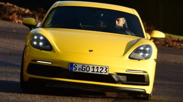 New Porsche Cayman GTS review - straight on