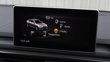 Audi S4 - infotainment screen