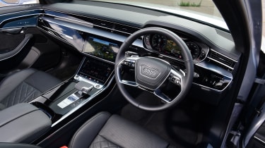 Audi A8 vs Mercedes S Class - Audi interior