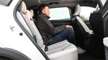 Steve Walker sat in the Renault Scenic