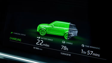 Range Rover PHEV - charging status