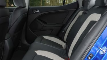 Kia Optima 1.7 CRDi rear seats