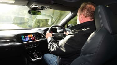 Audi Q4 e-tron - Steve Fowler driving