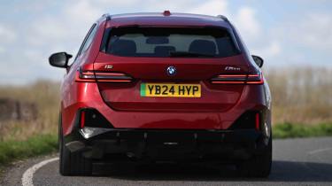 BMW i5 Touring - rear cornering