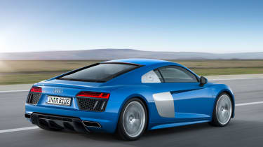 Audi R8 - rear blue