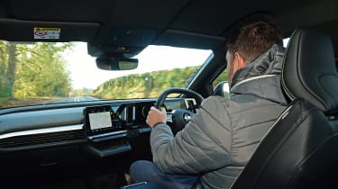 Renault Megane E-Tech - Steve Walker driving