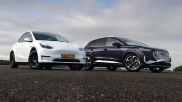 Tesla Model Y vs Audi Q4 e-tron 