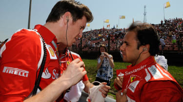 Rob Smedley and Felipe Massa