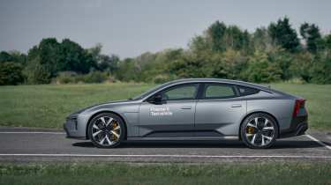 New Polestar 5 production car - side