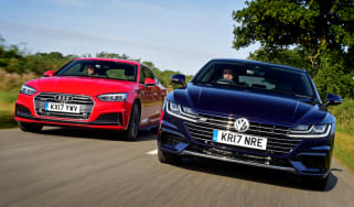 Twin test - VW Arteon vs Audi A5 - teaser