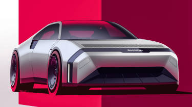 Skoda 110R concept - front 3/4 render