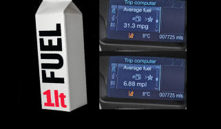Fuel gauge in mpg and mpl
