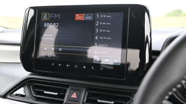 New Suzuki Swift Allgrip - infotainment screen 