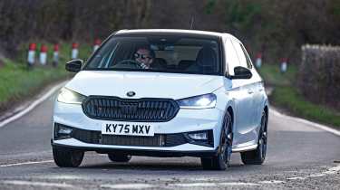 Skoda Fabia 130 - front cornering