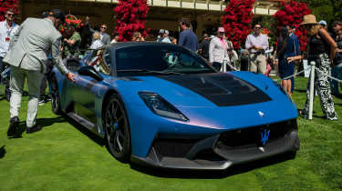 Maserati GT2 Stradale at Monterey Car Week - front static 