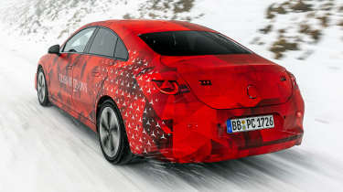 Mercedes CLA prototype - rear action
