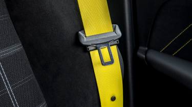 Vauxhall Corsa GSE seatbelt