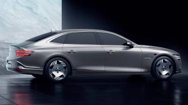 2025 Genesis Electrified G80 - rear angled side profile