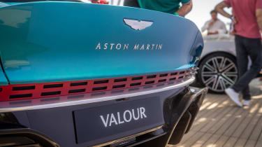 Aston Martin Valour Monterey Car Week rear spoiler