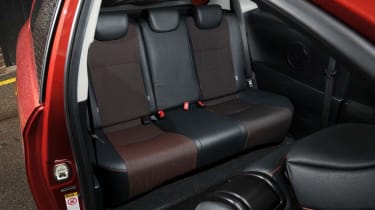 Toyota Yaris rear seats