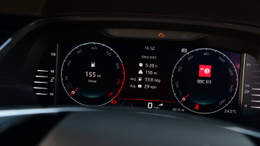Skoda Octavia vRS Mk4 - dashboard screen