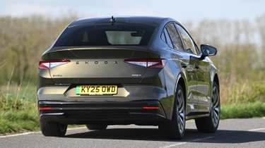 Skoda Enyaq Coupe - rear cornering