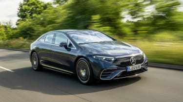 New Mercedes EQS 2021 review - front