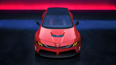 BMW M Concept Neue Klasse - full front above