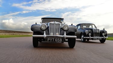 MG TF and MG ZB Magnette header shot