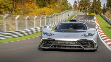 F1 de rua, Mercedes-AMG Project One é flagrado em Nurburgring