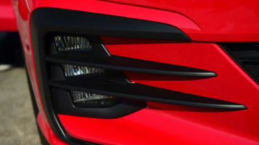 Volkswagen Golf GTI 2017 facelift red - canards