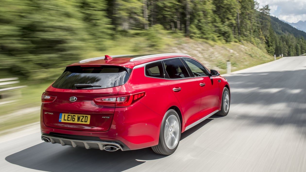 Kia Optima Sportswagon estate GT Line S review pictures Auto Express