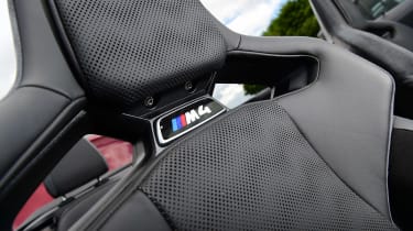 BMW M4 Convertible - seat detail
