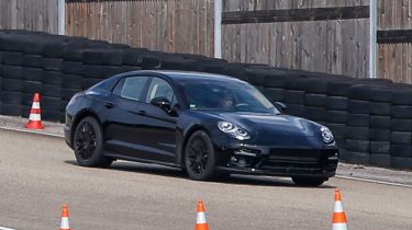 New Porsche Panamera spy shot - front