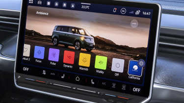 New Volkswagen ID. California Cruise touchscreen
