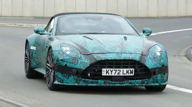 2024 Aston Martin Vantage Roadster (camouflaged) - front cornering