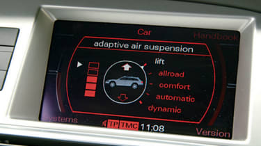 Audi A6 Allroad control screen