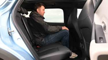 Ford Explorer - rear seats with Head of digital content, Steve Walker