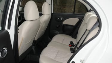 Nissan Micra rear seats